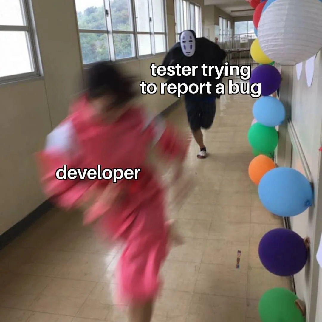 Test chasing developer